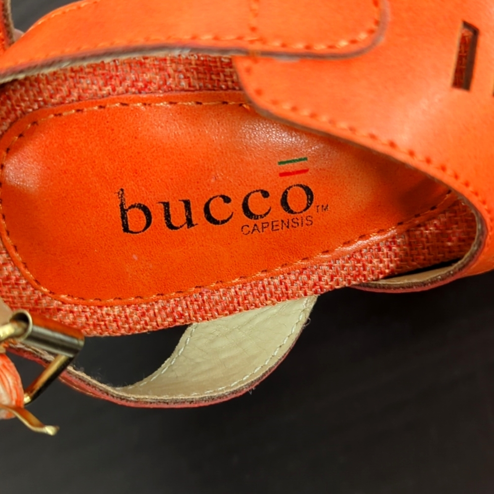 Orange Bucco Lightweight High Heels - Picture 2 of 5